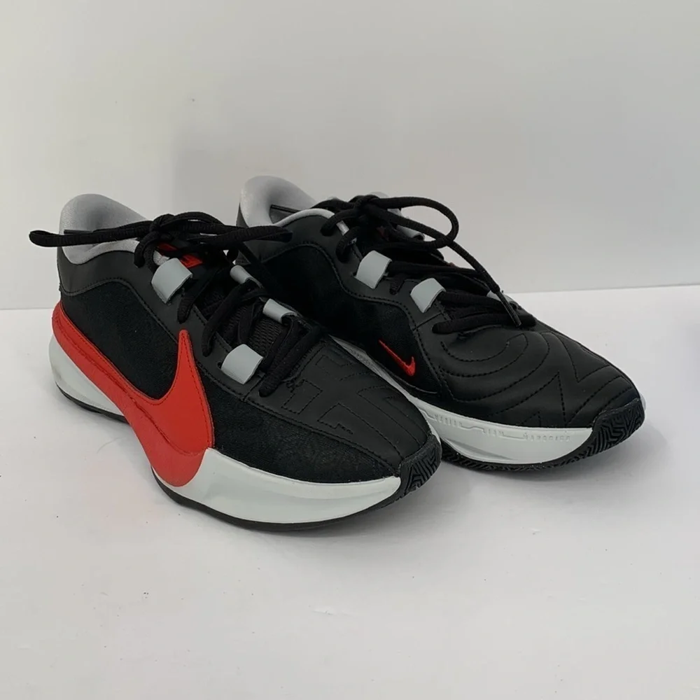 Nike Air Giannis Antetokounmpo Freak 5 basketball sneakers shoe black red men 7